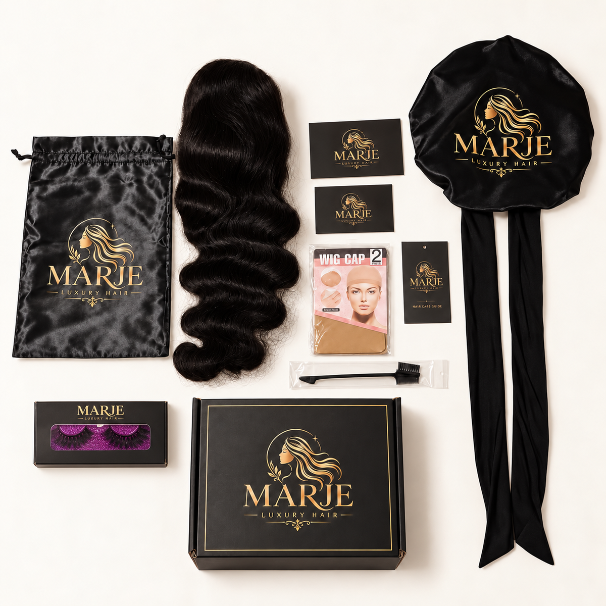 MARJE 24-Inch Body Wave Glueless Wig